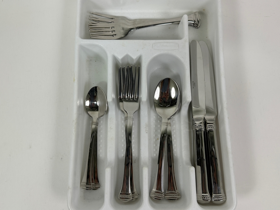 Just Added - New Set Of Towle Stainless Steel Flatware - Service For Four [Photo 2]