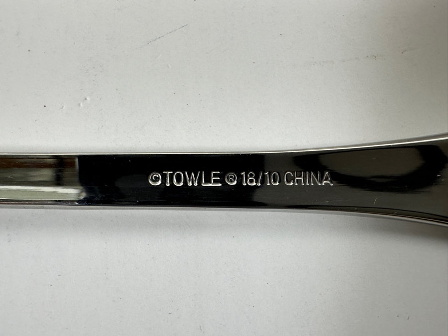 Just Added - New Set Of Towle Stainless Steel Flatware - Service For Four [Photo 4]
