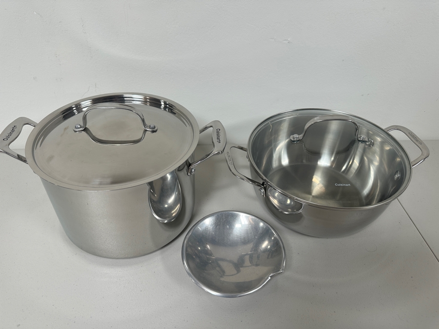 Just Added - Pair Of Cuisinart Pots & Nambe Classic 627 Bowl [Photo 2]