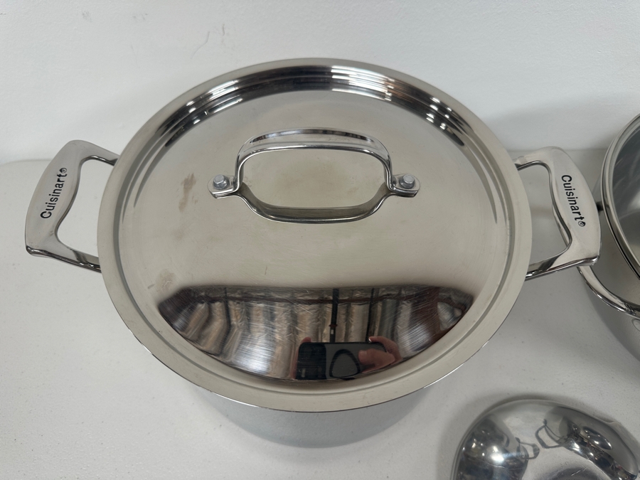 Just Added - Pair Of Cuisinart Pots & Nambe Classic 627 Bowl [Photo 5]