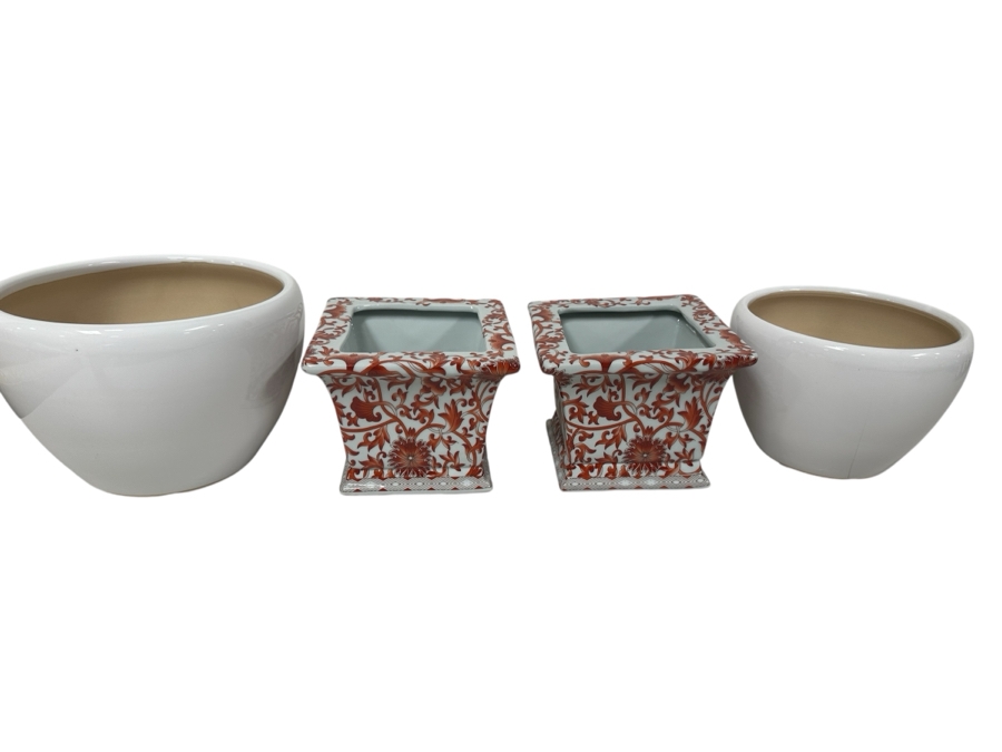 Just Added - (4) Flower Pots