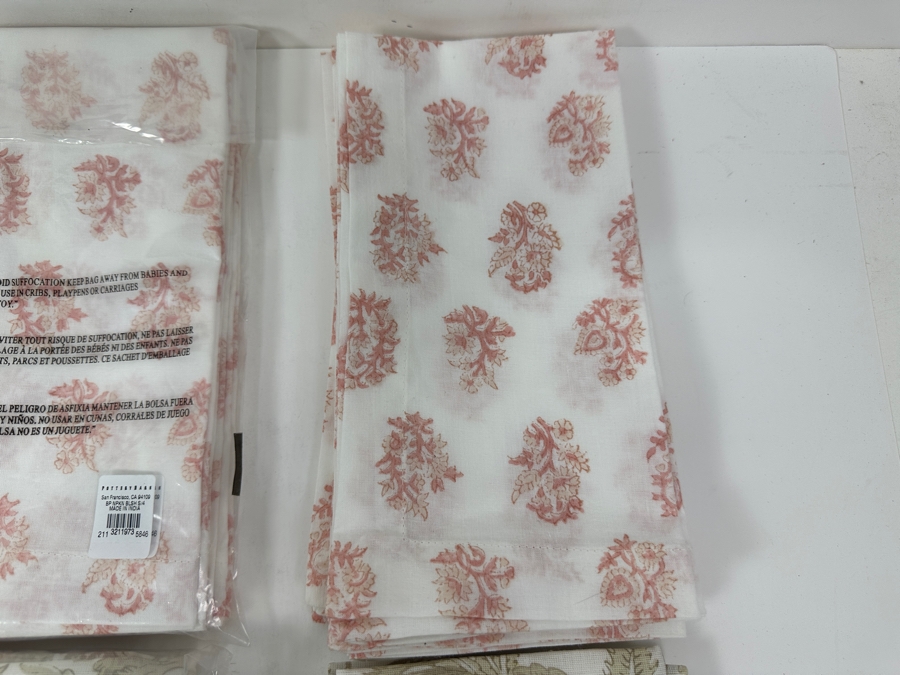 Just Added - (6) Set Of Four Each Pottery Barn Napkins [Photo 6]