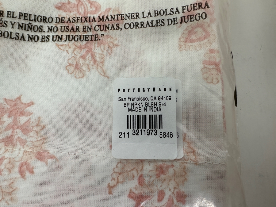 Just Added - (6) Set Of Four Each Pottery Barn Napkins [Photo 3]