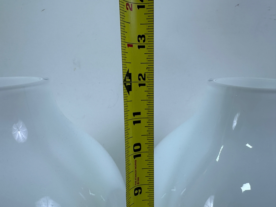 Just Added - Pair Of Frontgate White Vases 12'H [Photo 4]