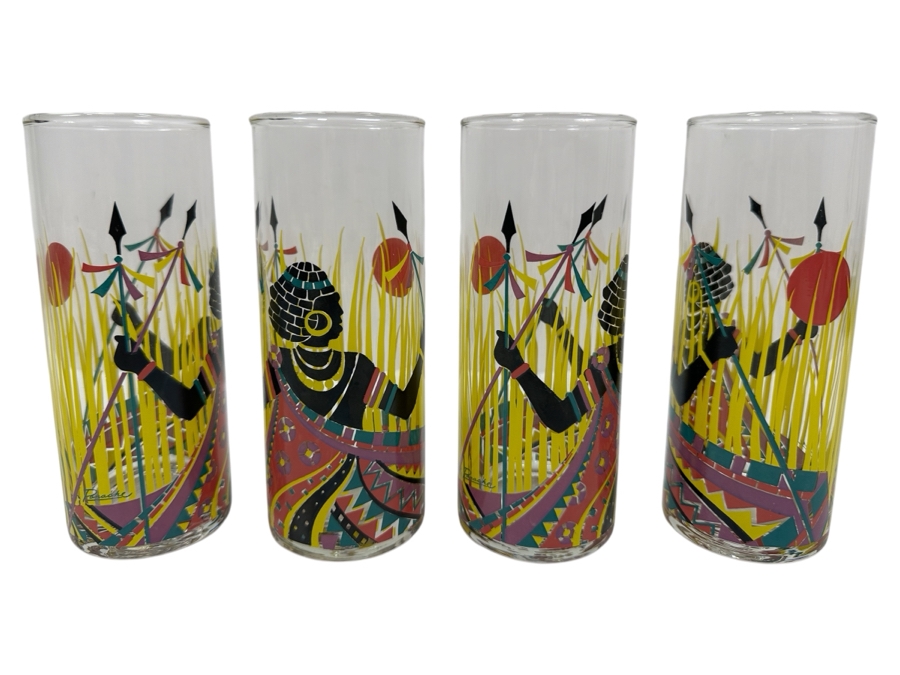 Just Added - (4) Panache Highball Glasses 6.25'H