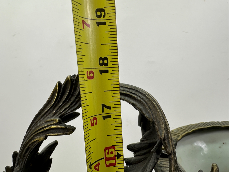 Just Added - Ornate 18' Vase With Metal Handles And Base [Photo 7]