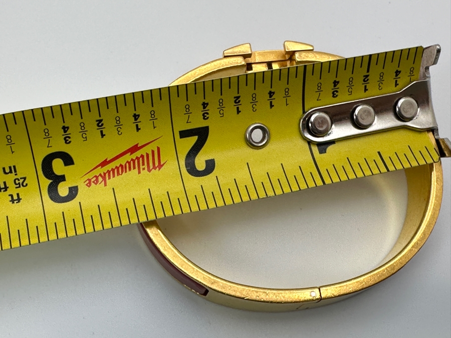 Hermes Enamel Clic H Bangle Bracelet Retails $770 [Photo 8]