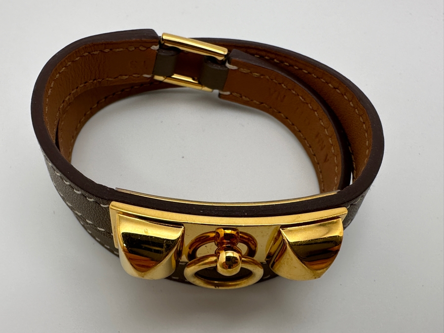 Hermes Rivale Double Tour Bracelet Retails $890 [Photo 4]