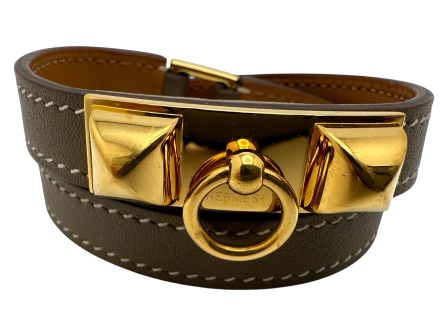 Hermes Rivale Double Tour Bracelet Retails $890 [Photo 1]