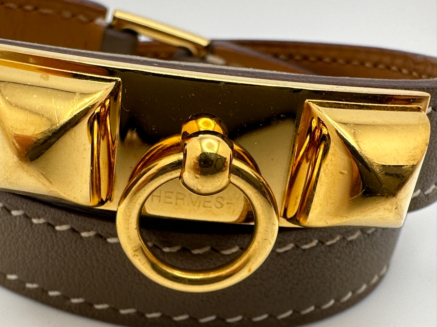 Hermes Rivale Double Tour Bracelet Retails $890 [Photo 5]