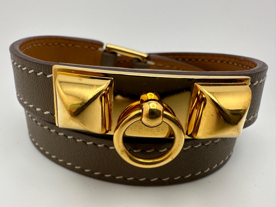 Hermes Rivale Double Tour Bracelet Retails $890 [Photo 3]