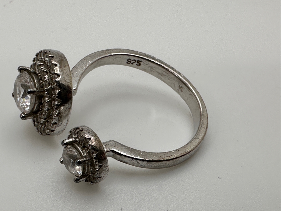 Sterling Silver CZ Ring Size 6 [Photo 5]