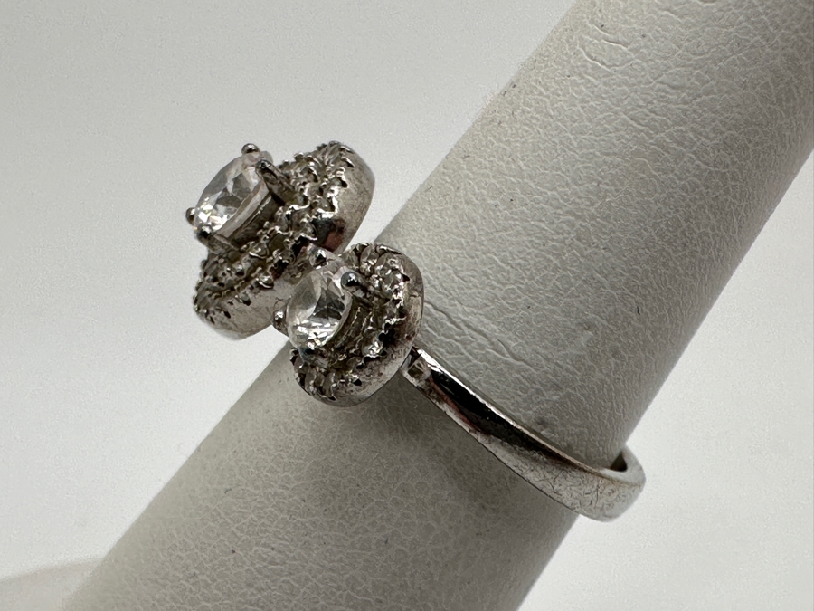 Sterling Silver CZ Ring Size 6 [Photo 4]
