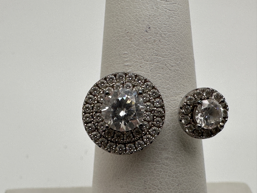 Sterling Silver CZ Ring Size 6 [Photo 2]