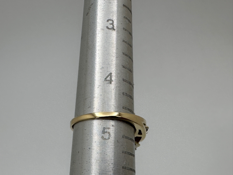 14k Gold Cluster Diamond Ring Set With (44) 1.2-1.5mm Round Diamonds Est. .55-.60cttw Size 4.75 Retails $1,200 [Photo 12]