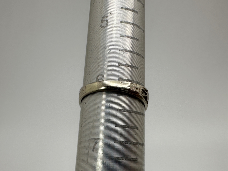 14k Gold 8x6mm Aquamarine Ring Size 6 2.3g Retails $1,000 [Photo 8]