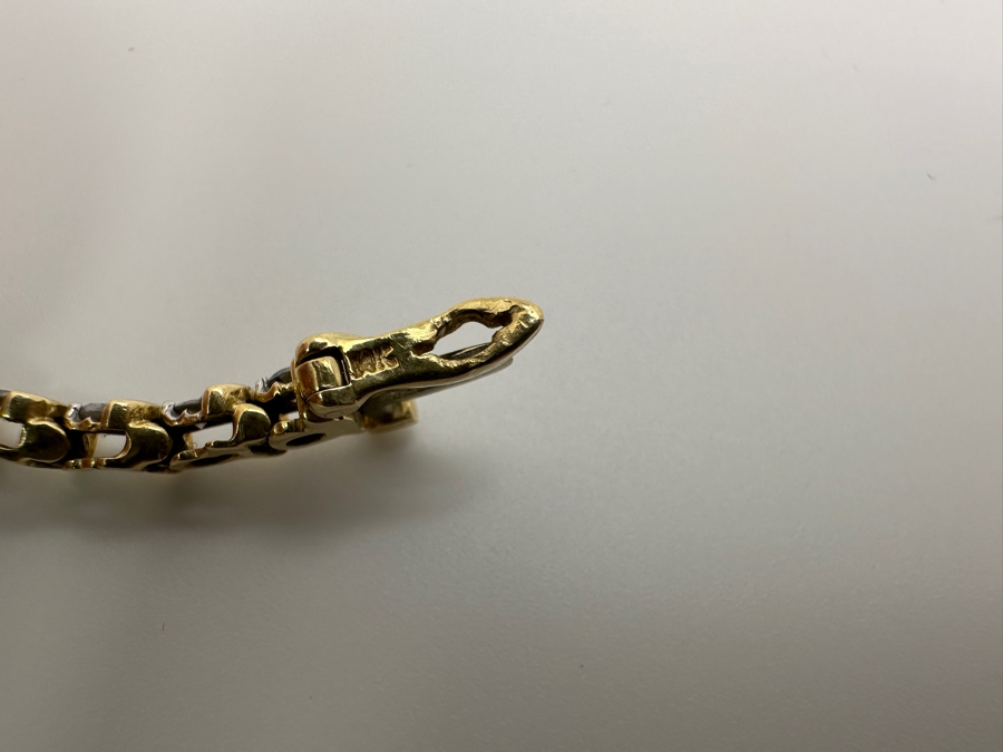 14k Gold 'S' Link Diamond 7' Bracelet Set With (38) 2.25mm Diamonds Est. 1.9cttw 12.5g Retails $5,000 [Photo 7]