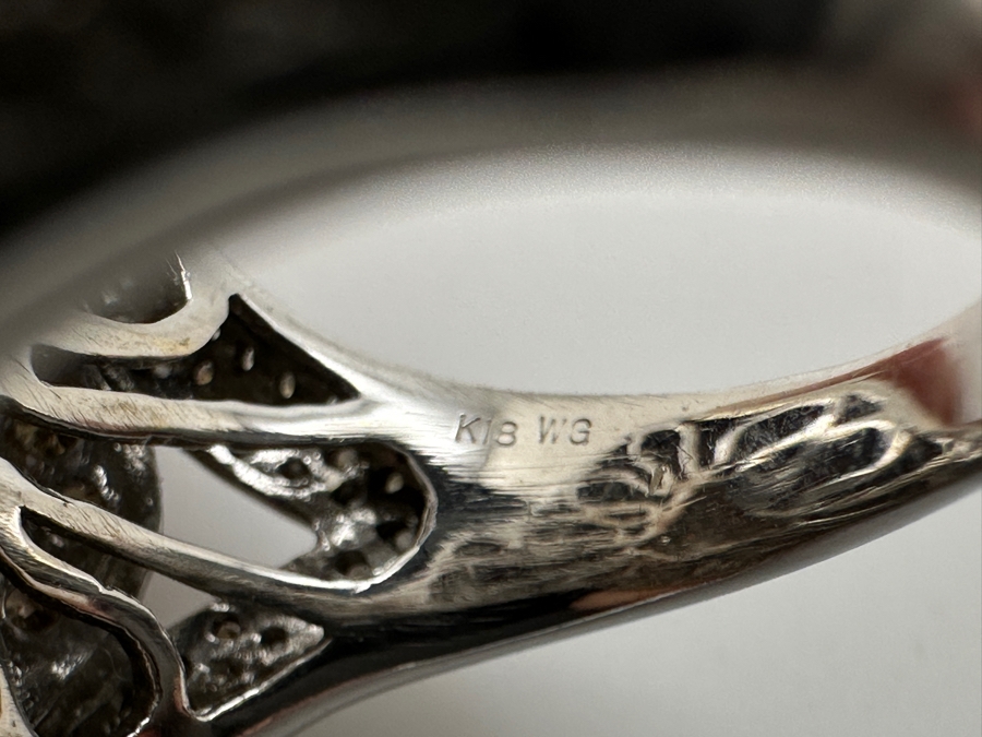 Stunning 18k Gold Ring Set With (138) Cognac Diamonds & (260) White Diamonds 18.8g Est. Cttw 7.06 Size 8.5 Retails $16,000 - Watch Video On Detail Page [Photo 12]