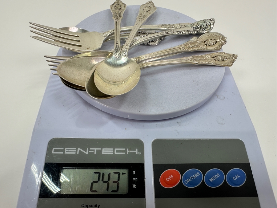 Wallace Sterling Silver Flatware Pieces 243g Silver Melt Value $275 [Photo 9]