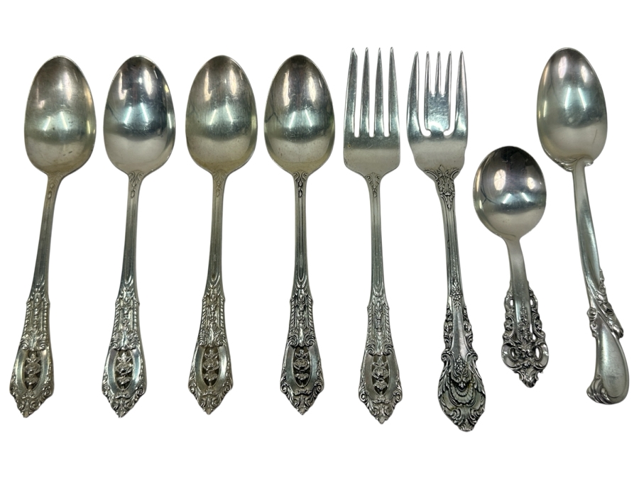Wallace Sterling Silver Flatware Pieces 243g Silver Melt Value $275 [Photo 1]