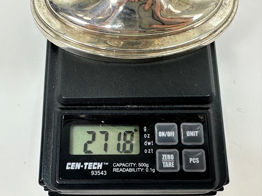 Gorham Sterling Silver Creamer & Sugar Plymouth Pattern 271.8g Silver Melt Value $308 [Photo 10]