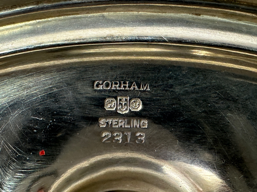 Gorham Sterling Silver Creamer & Sugar Plymouth Pattern 271.8g Silver Melt Value $308 [Photo 8]