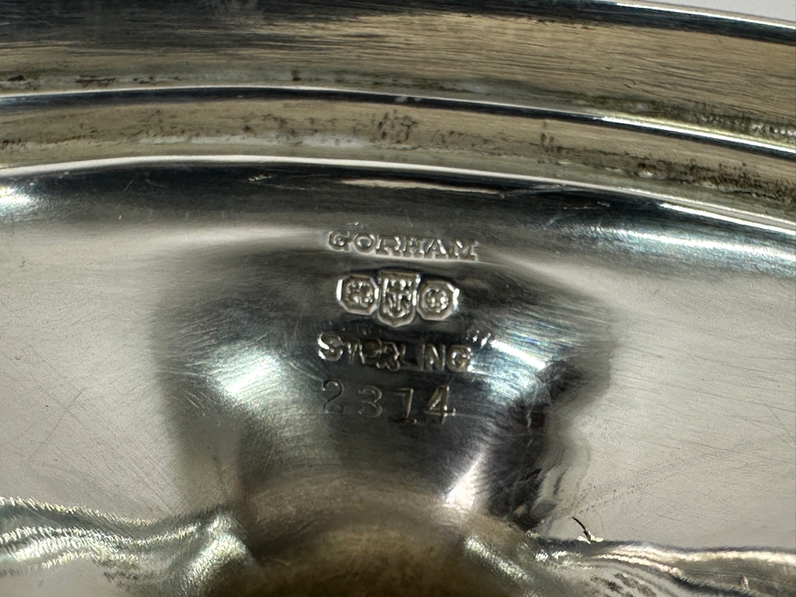 Gorham Sterling Silver Creamer & Sugar Plymouth Pattern 271.8g Silver Melt Value $308 [Photo 6]