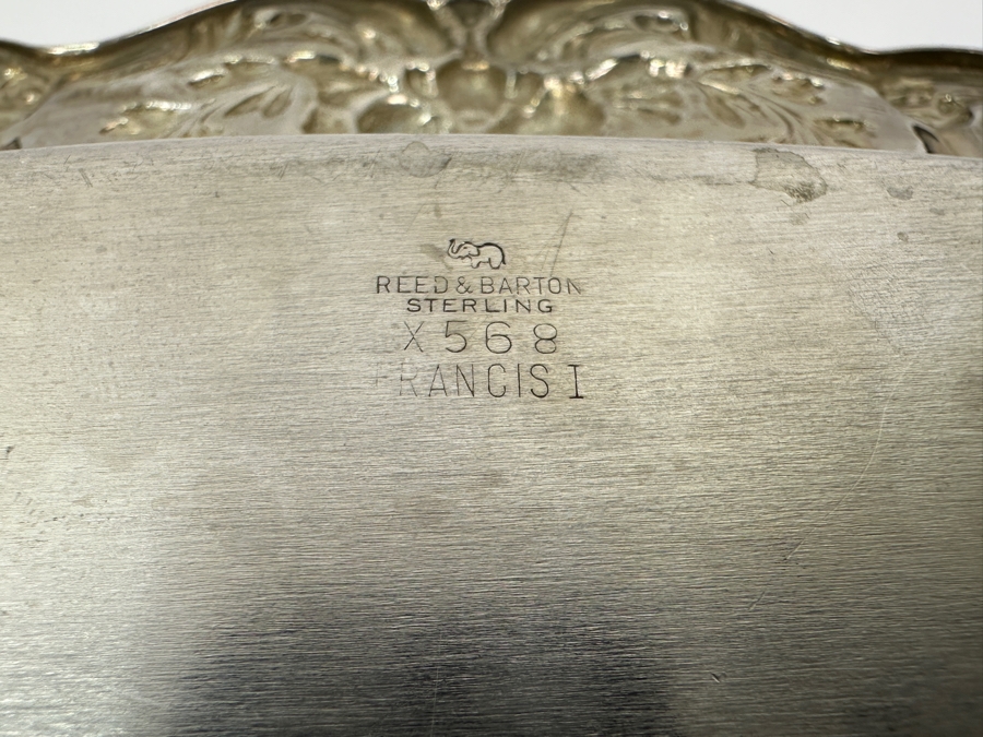 Reed & Barton Sterling Silver Francis I Bowl 12W X 7.5D 433.2g Silver Melt Price $490 [Photo 8]