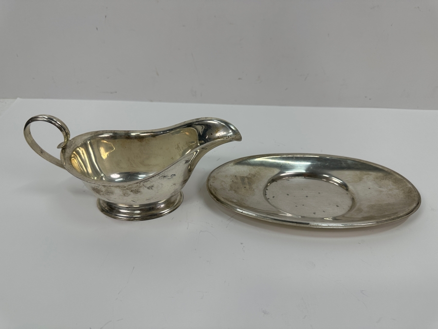 S. Kirk & Son Sterling Silver Gravy Boat 8.25W X 3.75H 382.2g $433 [Photo 6]