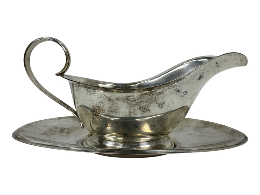 S. Kirk & Son Sterling Silver Gravy Boat 8.25W X 3.75H 382.2g $433