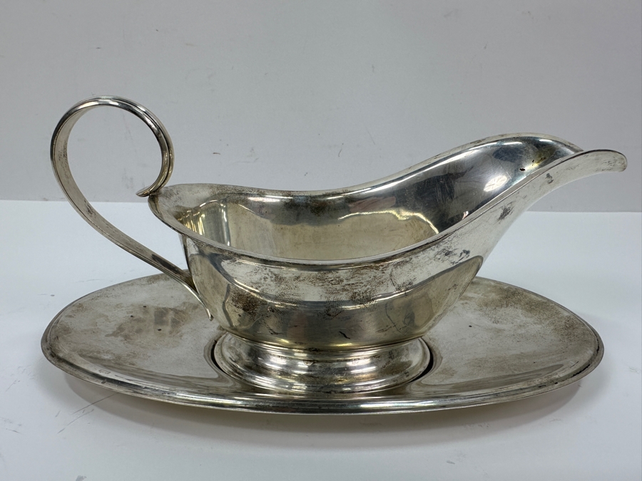 S. Kirk & Son Sterling Silver Gravy Boat 8.25W X 3.75H 382.2g $433 [Photo 2]