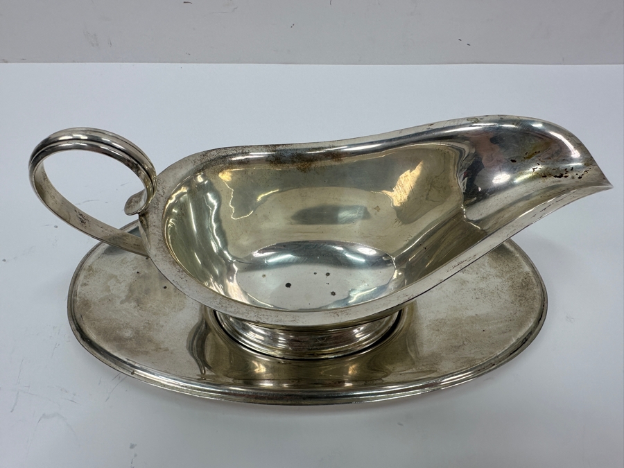 S. Kirk & Son Sterling Silver Gravy Boat 8.25W X 3.75H 382.2g $433 [Photo 3]