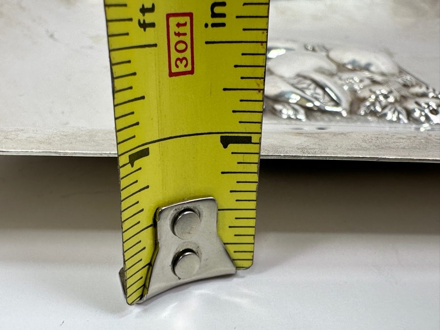 Sterling Silver Repousse Mexican Bowl 11.5W X 11.5D 684g Silver Melt Value $775 [Photo 10]