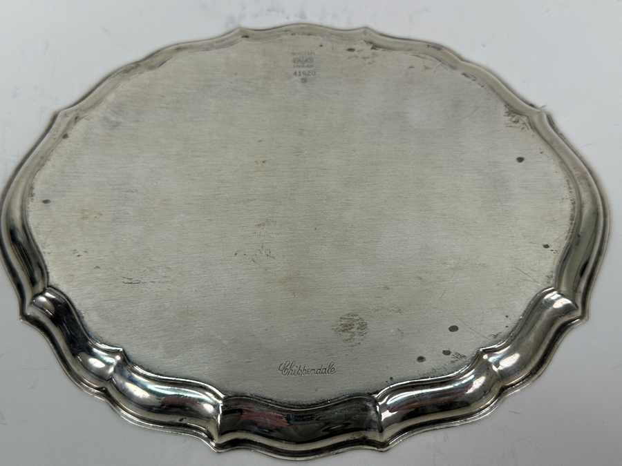 Gorham Sterling Silver Platter Chippendale Pattern 187.7g Silver Melt Value $213 [Photo 3]