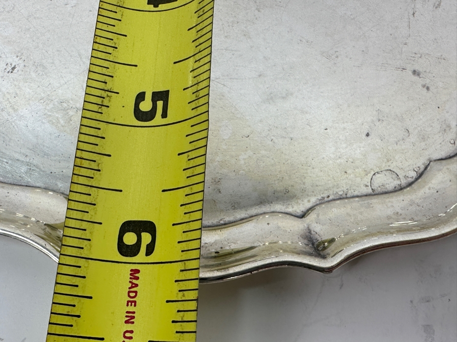 Gorham Sterling Silver Platter Chippendale Pattern 187.7g Silver Melt Value $213 [Photo 7]