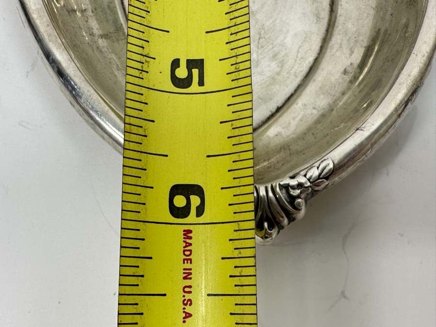 Wallace Sterling Silver Heart Shaped Trinket Dish Grande Baroque Pattern 4.5 X 6 74.7g Silver Melt Value $85 [Photo 9]