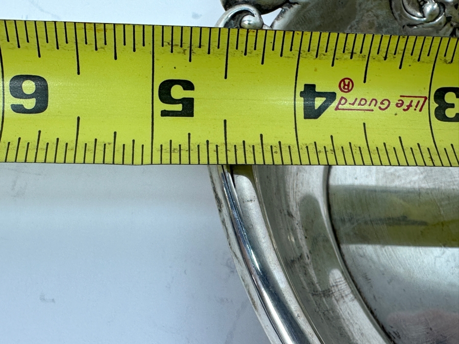 Wallace Sterling Silver Heart Shaped Trinket Dish Grande Baroque Pattern 4.5 X 6 74.7g Silver Melt Value $85 [Photo 8]