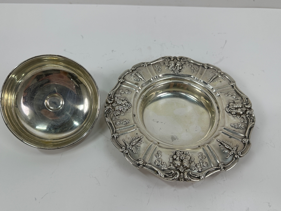 Reed & Barton Sterling Silver Covered Butter Dish Francis I Pattern 7W X 3.5H 327g Silver Melt Value $370 [Photo 5]
