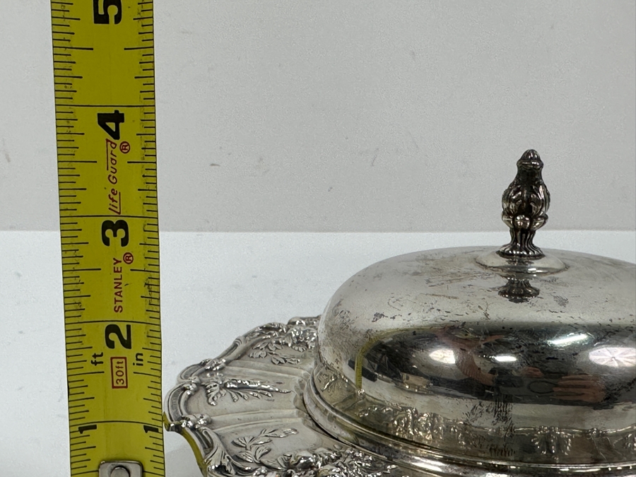 Reed & Barton Sterling Silver Covered Butter Dish Francis I Pattern 7W X 3.5H 327g Silver Melt Value $370 [Photo 11]