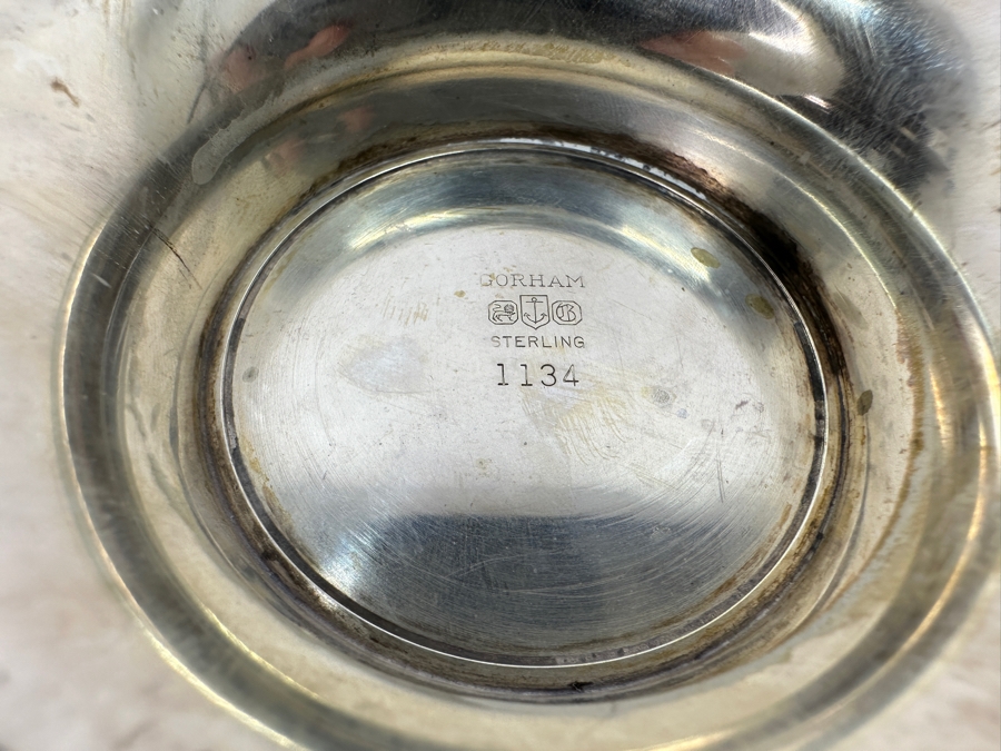 Gorham Sterling Silver Bowl With Underplate 6.5W X 3H 204g Silver Melt Value $231 [Photo 7]