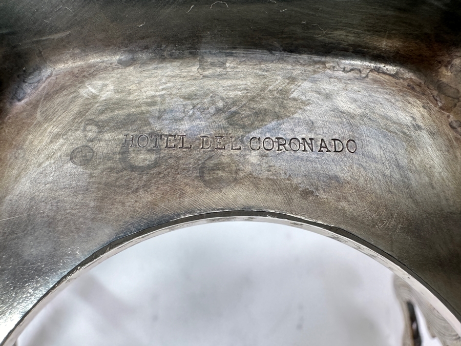 Stamped Hotel Del Coronado Gorham Silverplate Kettle Teapot On Stand 9W X 7D X 12H [Photo 7]