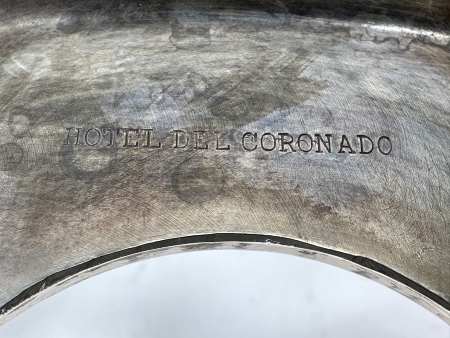 Stamped Hotel Del Coronado Gorham Silverplate Kettle Teapot On Stand 9W X 7D X 12H [Photo 8]