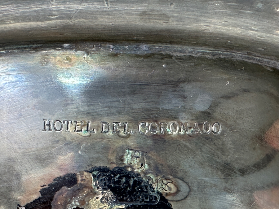 Stamped Hotel Del Coronado Gorham Silverplate Kettle Teapot On Stand 9W X 7D X 12H [Photo 10]