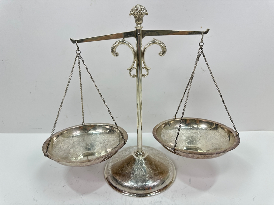 Silverplate Scale 11.5'H [Photo 2]