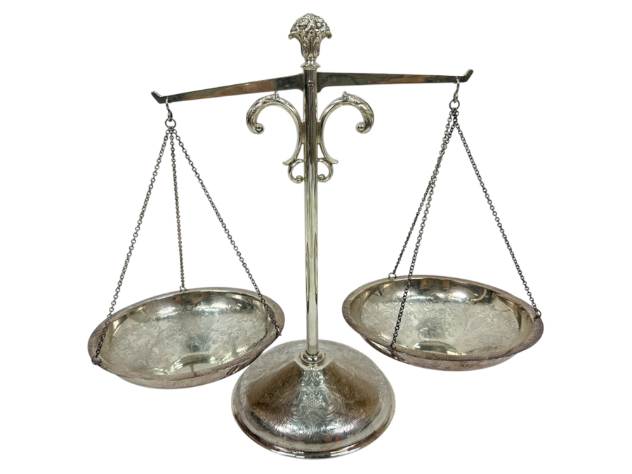 Silverplate Scale 11.5'H [Photo 1]
