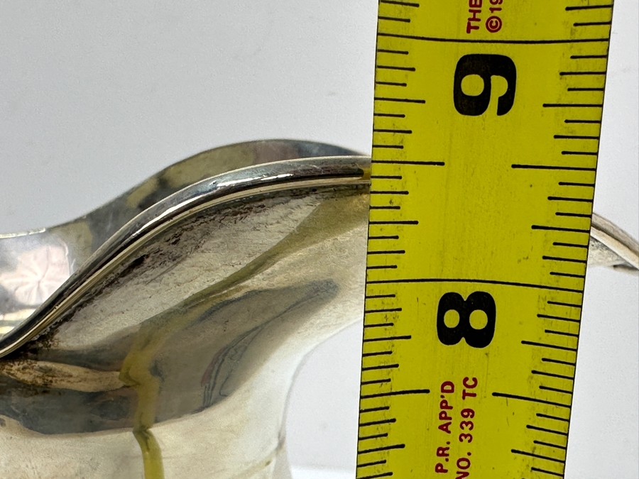 Sterling Silver Mexican Water Pitcher Signed R. Lopez 8.5'H 908g Silver Melt Value $1,029 [Photo 8]