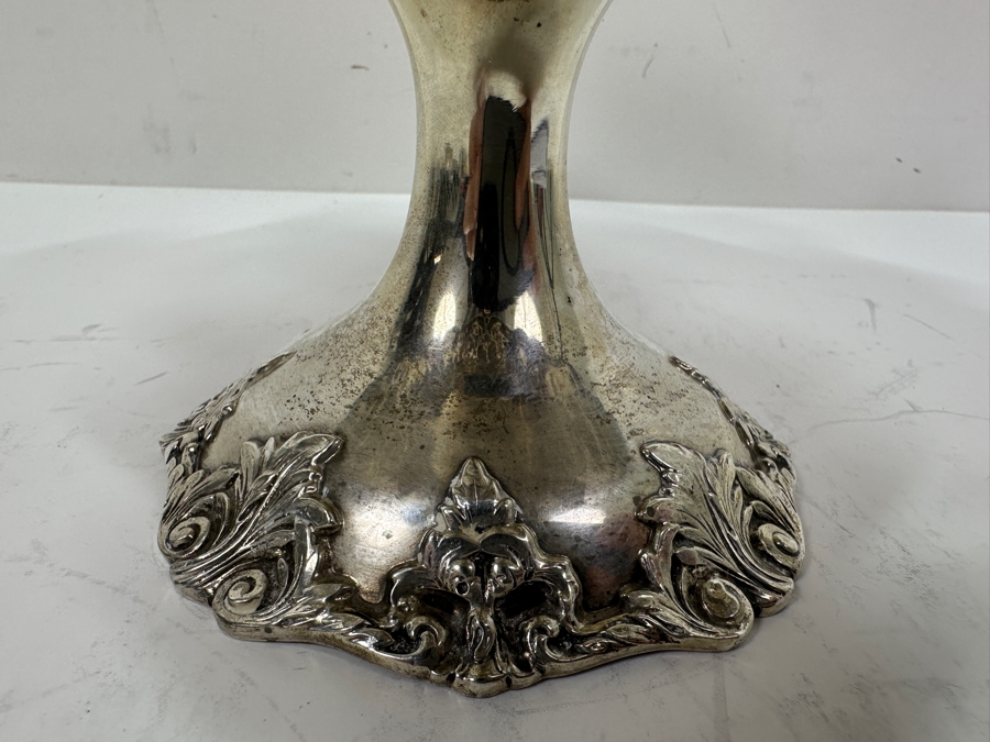 Reed & Barton Sterling Silver 8'W X 5'H Footed Compote Bowl Dish 414g Silver Melt Value $469 [Photo 9]