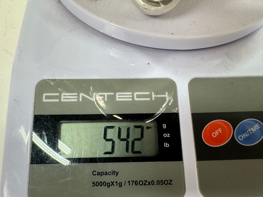 Sterling Silver Repousse Mexican Footed Bowl 8.5W X 3.75H 542g Silver Melt Value $614 [Photo 13]