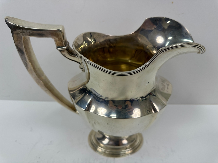 Gorham Sterling Silver Water Pitcher 3 3/8 Pint 10H 806g Silver Melt Value $913 [Photo 4]