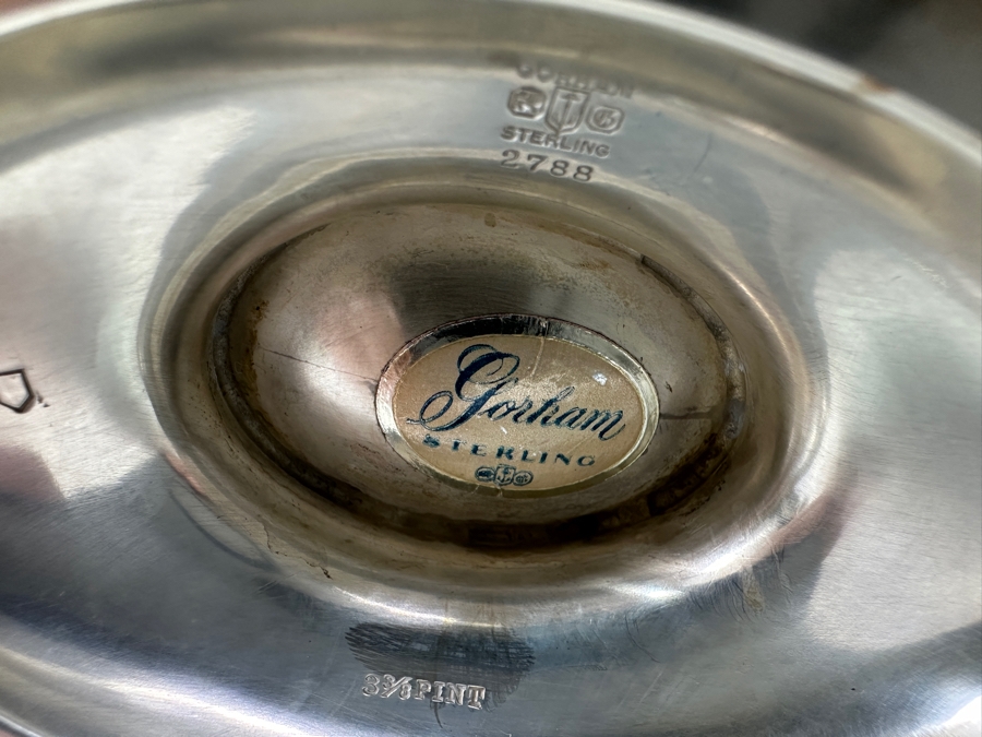 Gorham Sterling Silver Water Pitcher 3 3/8 Pint 10H 806g Silver Melt Value $913 [Photo 10]